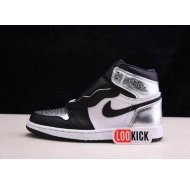 CD0461-001 OG JORDAN HIGH WMNS SILVER AIR 1 TOE 0718